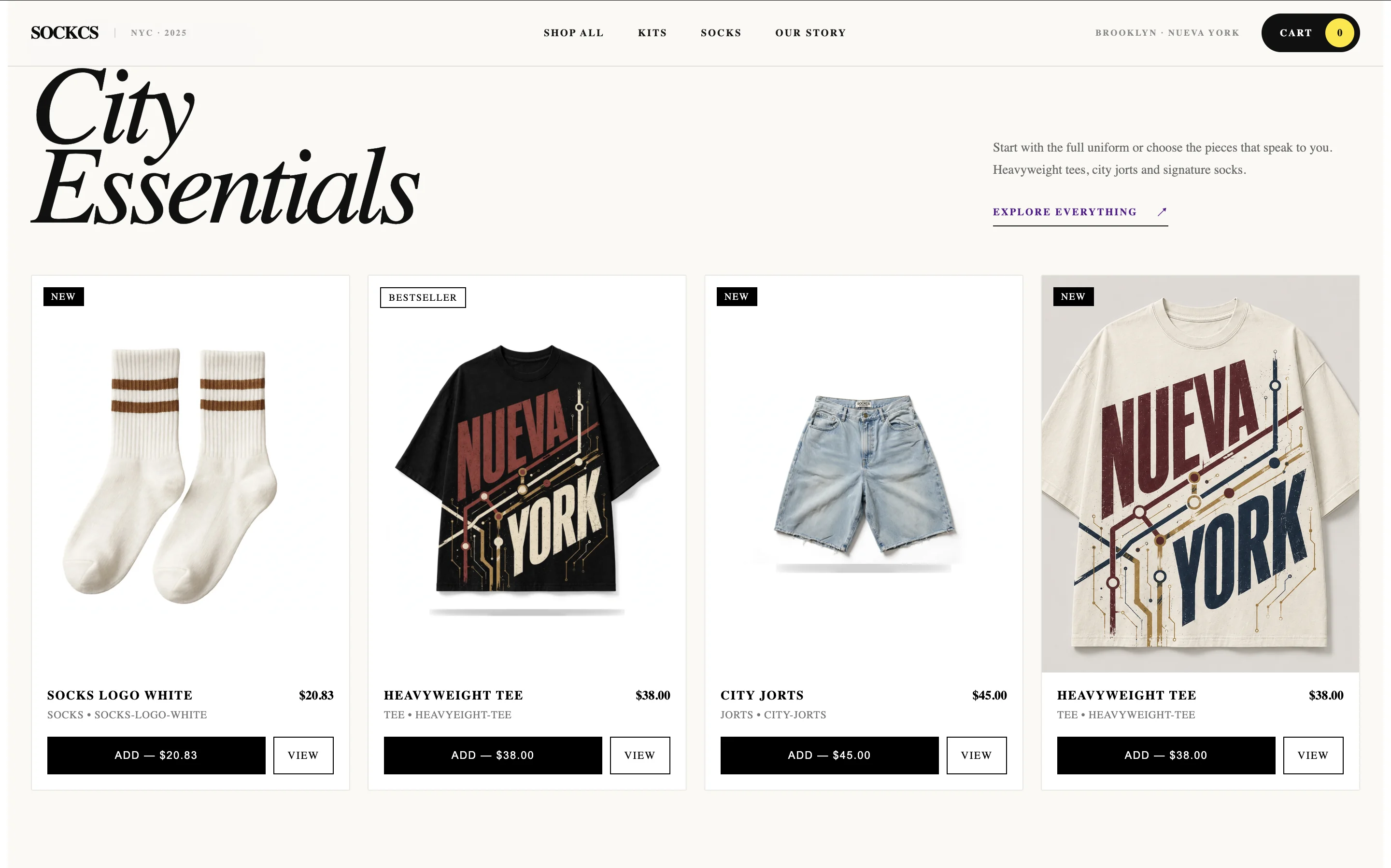 Sockcs platform screenshot